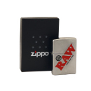 Zippo Feuerzeug - RAW - Silver with Logo