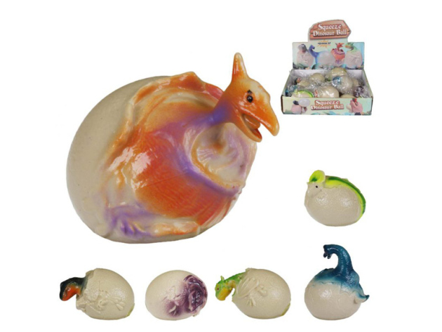 Quetsch "Dino", 5cm, 12er Display