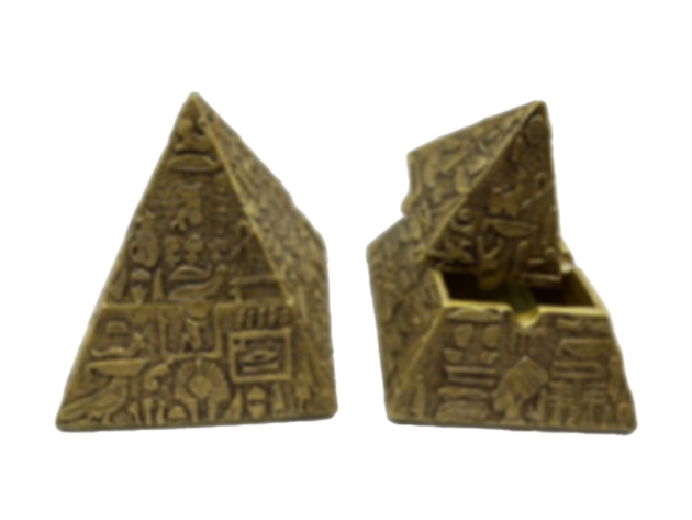 Aschenbecher "Pyramide"; 11 x 11 x 12 cm, einzeln