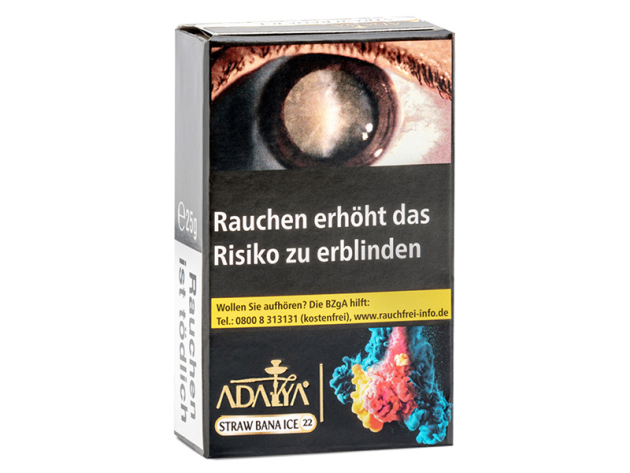Adalya Tabak - Straw Bana Ice (Banane, Erdbeere, Ice) - 25g