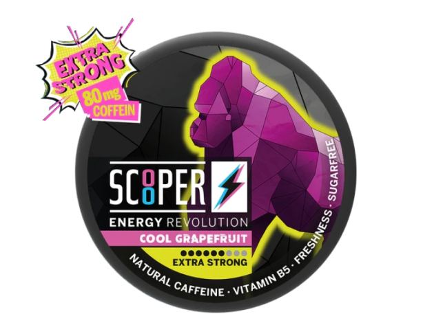 Scooper Energy "Cool Grapefruit" Extra Strong