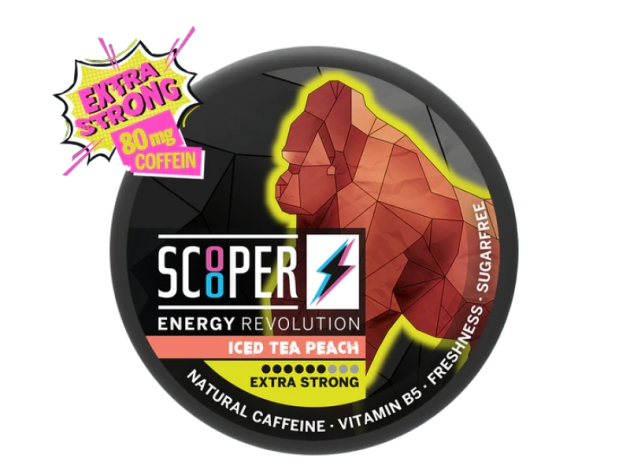 Scooper Energy "Iced Tea Peach" Extra Strong