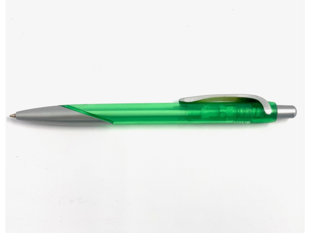 Kugelschreiber "Grün/Silber" (Mine: schwarz) 50er VE