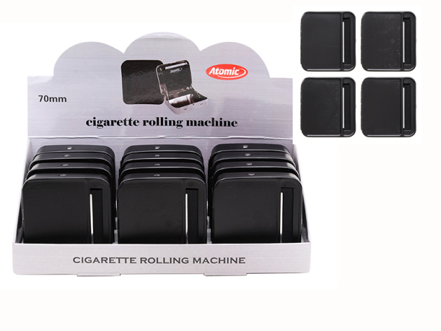 Zigarettendrehmaschine 70mm Standard; schwarz; 12er Display