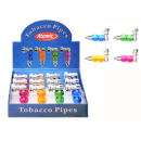 Handpfeife "2- Balls"; 4-fach sortiert; 12er...