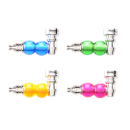 Handpfeife "2- Balls"; 4-fach sortiert; 12er Display