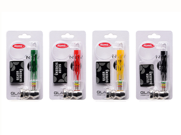 Handpfeife "Flames"; 4-fach sortiert; 24er Display