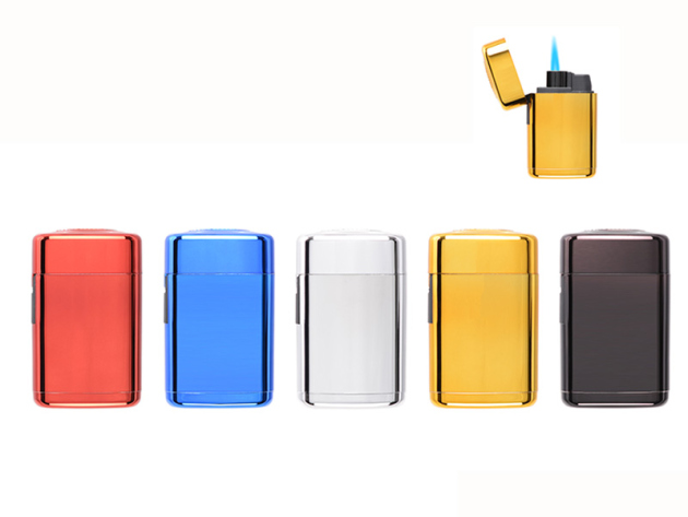 Sturmfeuerzeuge "Exclusive"; nachfüllbar; 5-fach sortiert, 20er Display