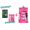 10x Gizeh Active Filter Black & 10x Pink + Gizeh All...