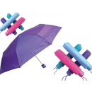 Regenschirm 100cm Taschenschirm Trendfarben, 4-fach...