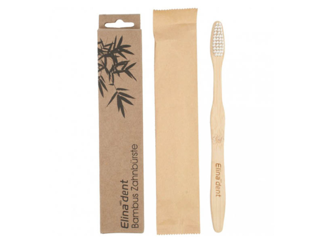 Zahnbürste Elina Bambus in Faltschachtel