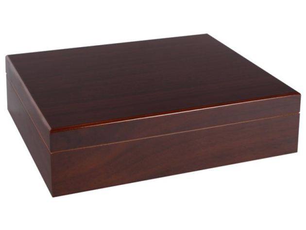 Humidor "Rotbraun" für 12 Zigarren 26x22x7cm