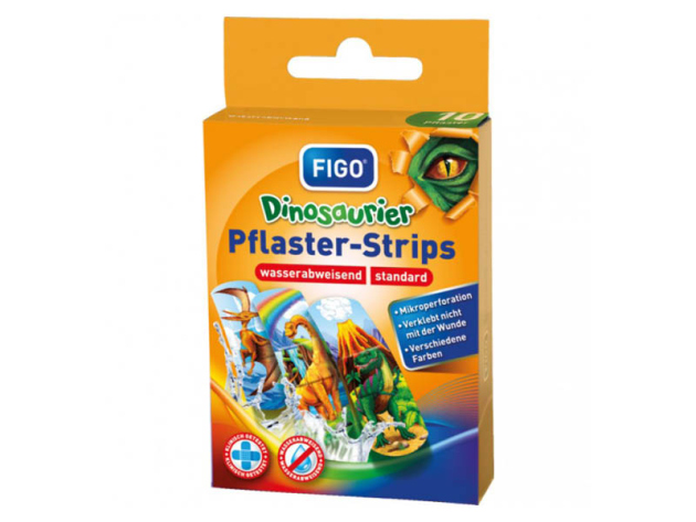 Wundverband Kinder 10er Strips Dinosaurier