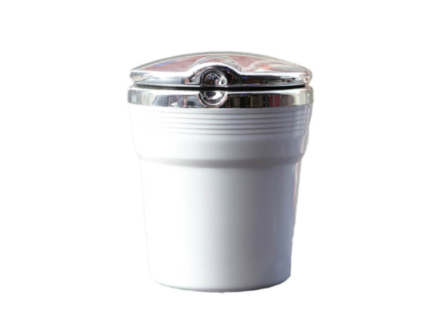 Autoaschenbecher LED, weiß Ø 5,7 / 7,4 cm
