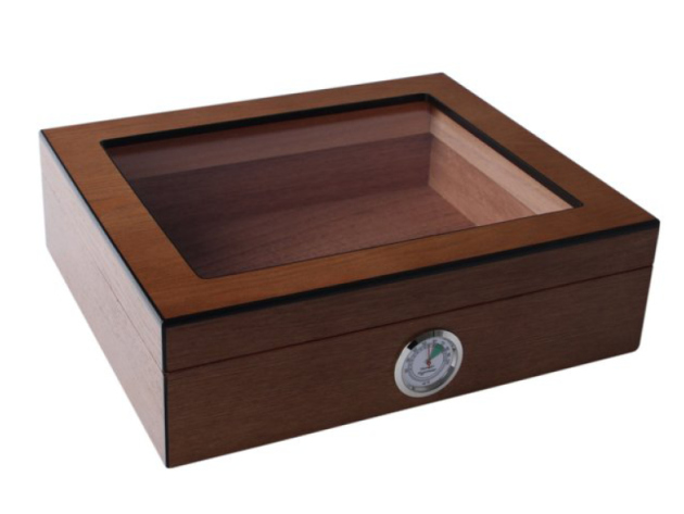 Humidor "Holz" for Cigars, Black