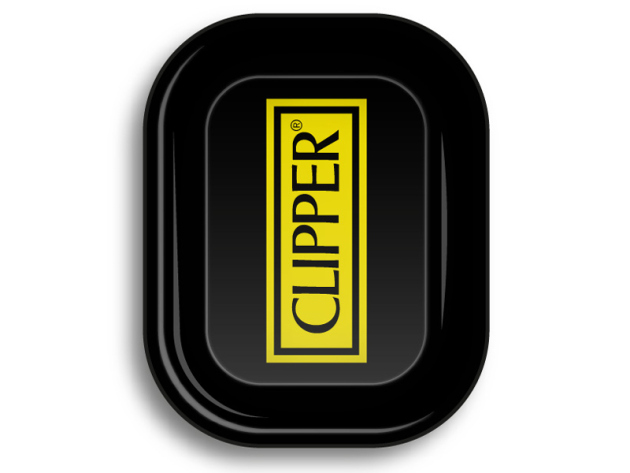 Metall Drehunterlage "Clipper Logo Black", 18 x 14 cm, einzeln