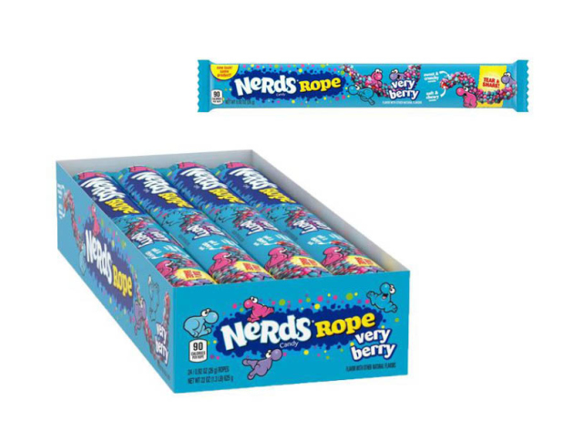 Nerds Candy Rope - Very Berry - 26g - 24er Pack