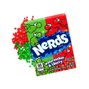 Wonka Nerds Candy - Cherry &amp; Watermelon - 46,7g -...