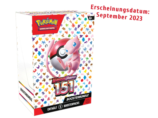 Pokémon - Karmesin & Purpur 151 - Boosterbundle DE