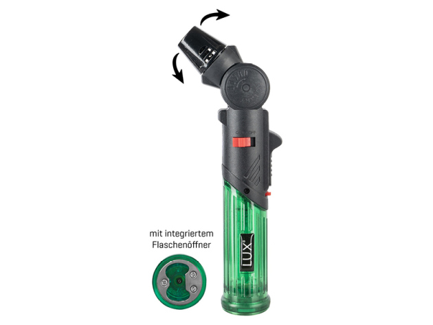 Sturmfeuerzeug Jet Flame "transparent bottle opener" 20er Display