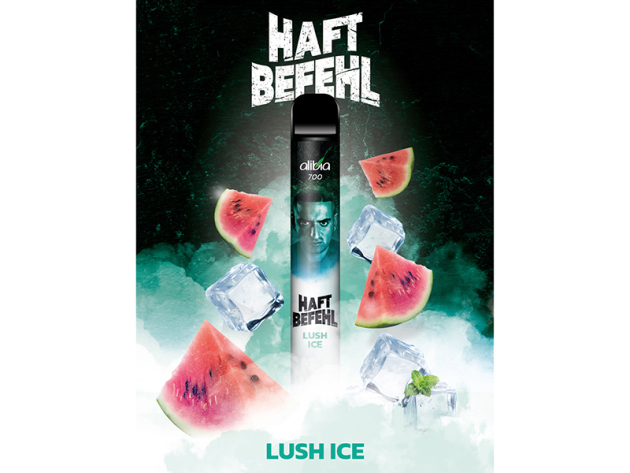 Haftbefehl - "Lush Ice" (Saftig frische Wassermelone) - E-Shisha - 20 mg - 700 Züge