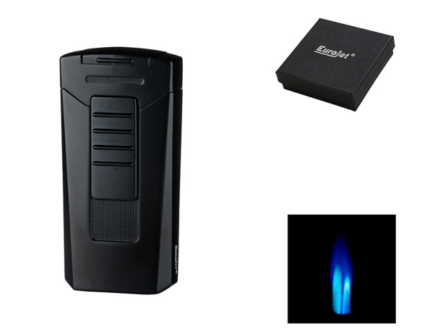 Sturmfeuerzeug "Race" schwarz, 2er Jet-Flame