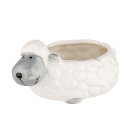 Aschenbecher "Schaf"; weiß;...