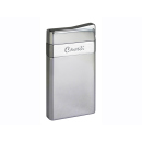 Metallfeuerzeug Jet Chrom Matt Dark Grey