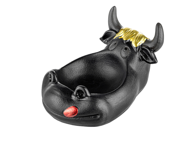 Aschenbecher "Kuh";15,2 x 8,6cm