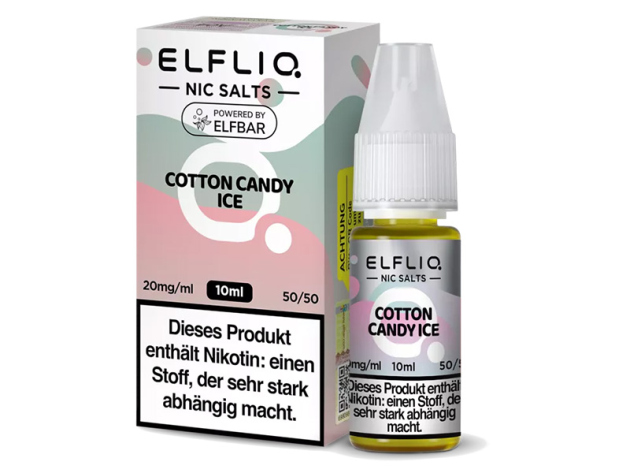 Elfbar Elfliq - Cotton Candy (Zuckerwatte)- Liquid - 20 mg/ml - 10 ml