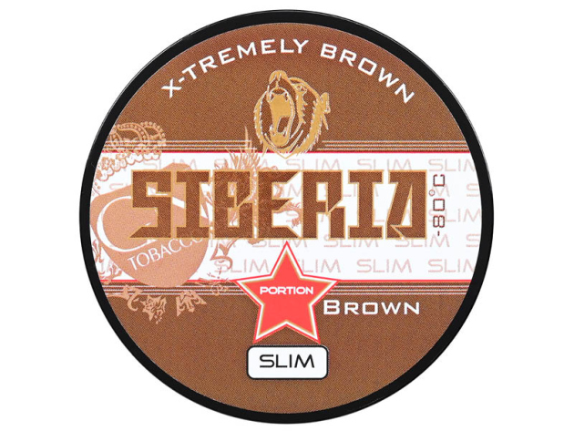 Siberia 80° Brown Slim, Kautabak (Rücknahme ist ausgeschlossen!)
