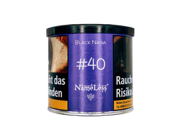 NameLess Tobacco - BLACK NANA  (schw. Traube, Minze) #40 -  65g