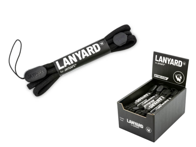 Jaysafe LANYARD Trageband - Black - 12er Pack