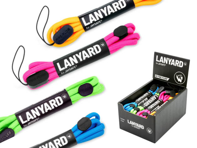 Jaysafe LANYARD Trageband - Color Mix - 12er Pack