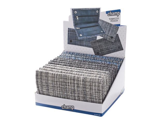 Tabakbeutel "Pouche Fabric" 3-fach sortiert, 12er Display