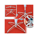 Künstlicher Weihnachtsbaum mit 230 Zweigspitzen, 120 cm, Weiß, UVP: 35,10 Euro