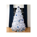 Künstlicher Weihnachtsbaum mit 230 Zweigspitzen, 120 cm, Weiß, UVP: 35,10 Euro