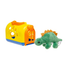 Plüsch Dinosaurier im Käfig, 3-fach sortiert, 12er Display