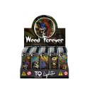 Elektrofeuerzeuge "WEED FOREVER" 50er Display