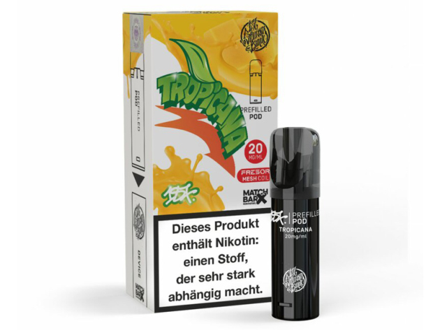 187 Strassenbande - Prefilled Pod - Tropicana (Passionsfrucht, Kiwi, Guave)  -  20mg - ca. 600 Züge