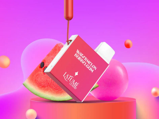 Lafume Cuatro - Watermelon Bubbelgum (Wassermelone, Kaugummi) - E-Shisha - 20mg - 600 Züge