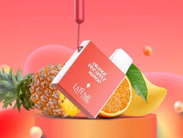 Lafume Cuatro - Orange Pineapple Mango (Ananas, Orange, Mango) - E-Shisha - 20mg - 600 Züge