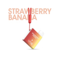 Lafume Cuatro - Strawberry Banana (Erdbeere, Banane) - E-Shisha - 20mg - 600 Züge