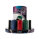 Taschenascher "Rubber", 4-fach sortiert, 8er Display