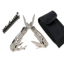 Multitool 24-in-1 Mini-Werkzeugen; Messer, Zangen & 11 Bits Multi-Tool mit Etui