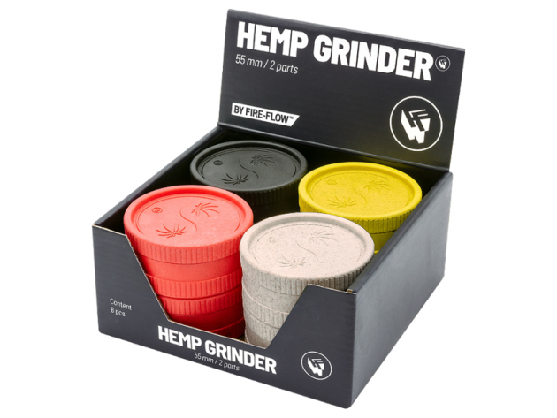 Hemp Grinder "420 Yin Yang", 2-tlg.: Ø 55 mm; einzeln