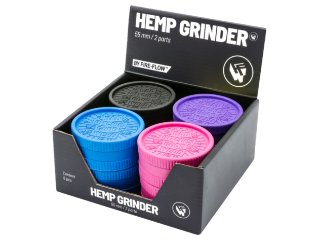 Hemp Grinder "Bad Bitches", 2-tlg.: Ø 55 mm; einzeln
