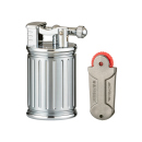 Zigarrenfeuerzeug "Winjet" silber mit Ersatzfeuersteine