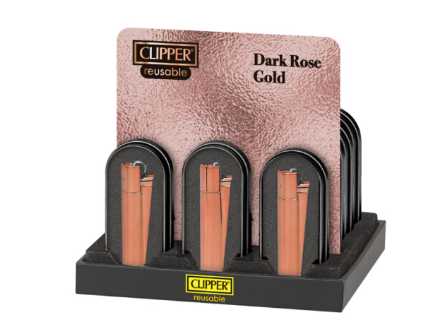 Clipper Metal GOLD, 12p Display
