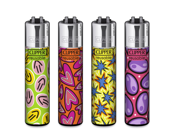 Clipper Large PSYCHO STICKERS #14, 48er Display